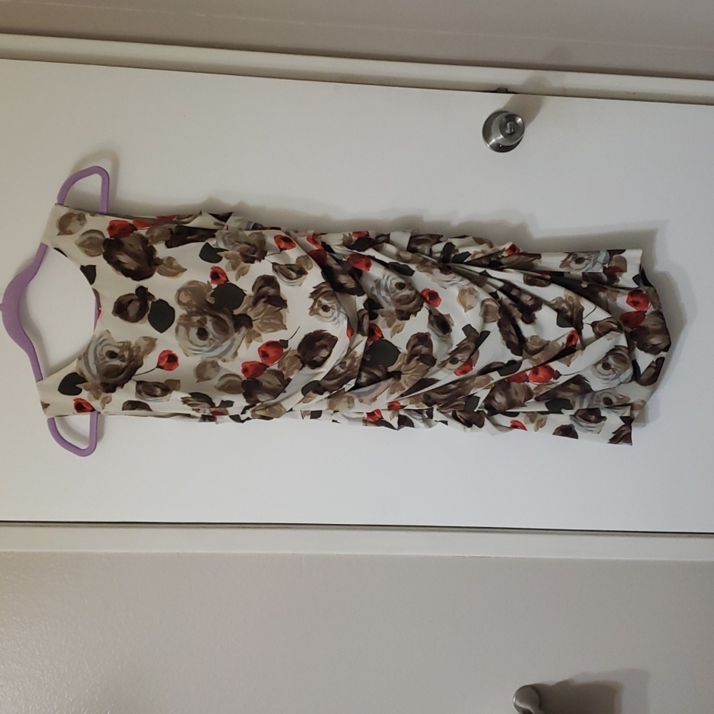 DOLCE & GABANA, Size 44, Silk Floral Dress
